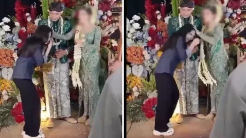 لقطة غير متوقعة في ليلة العمر.. عروس تشتبك مع حبيبة زوجها السابقة|فيديو