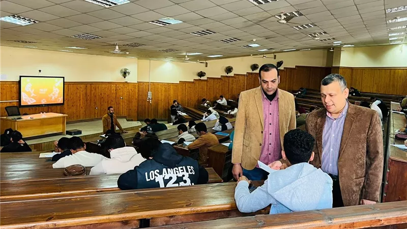 جولة تفقدية لعميد تكنولوجيا الصناعة والطاقة بالمنوفية لمتابعة التخلفات