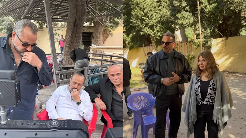 شاهد.. لقطات جديدة من كواليس مسلسل 