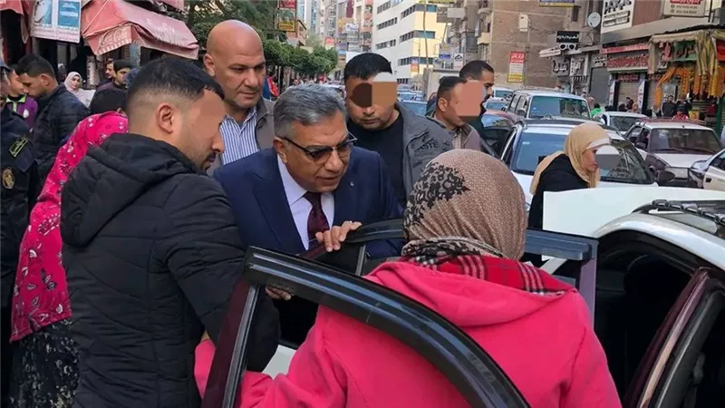 محافظ الدقهلية يتفقد شوارع وميادين حي غرب المنصورة
