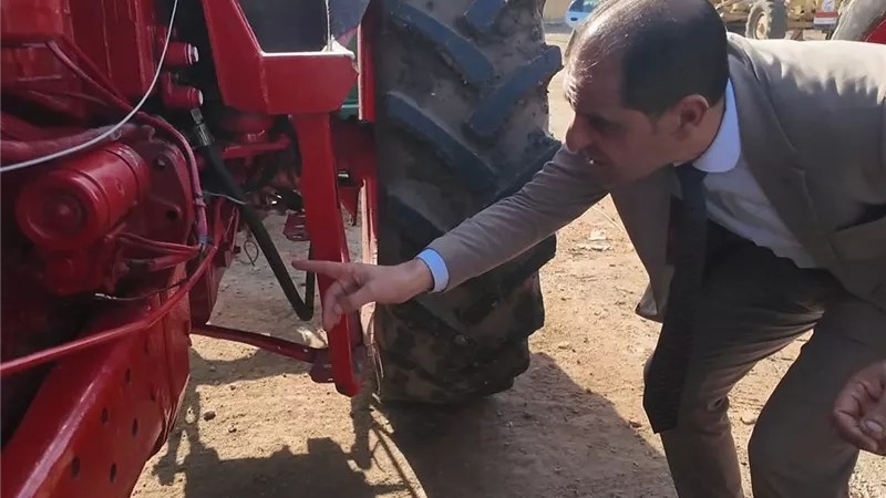 صيانة وإصلاح جرارات ومقطورات وحاويات بالحملة الميكانيكية بحي شرق كفر الشيخ