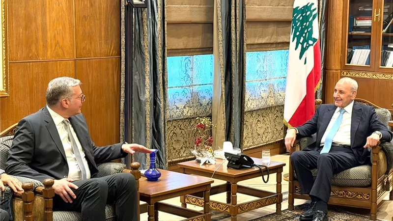 وزير البترول في ضيافة رئيس مجلس النواب اللبناني لتعزيز التعاون المشترك