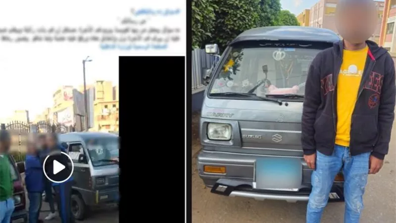 الأمن يوضح حقيقة فيديو تهديد قائد «فان» لشخص بعصا خشبية في القليوبية
