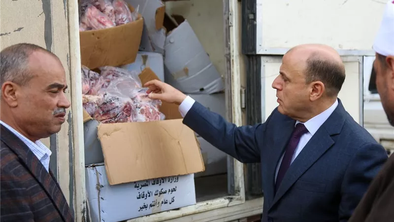 محافظ كفرالشيخ: توزيع 2 طن لحوم صكوك أضاحي للأسر الأولى بالرعاية 