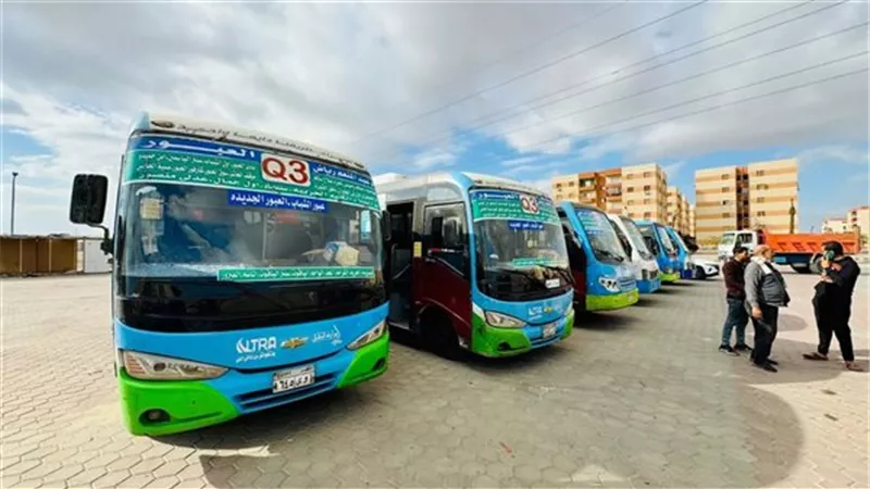 العبور الجديدة تطلق 6 باصات ضمن خطوط نقل جماعي جديدة