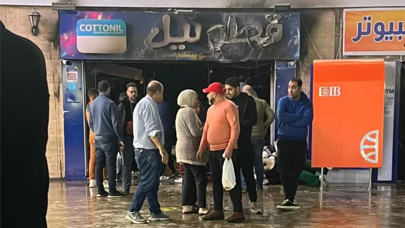 عدسة «إيجبتك» توثق آثار حريق فرع قطونيل المدمر بـ «المهندسين»