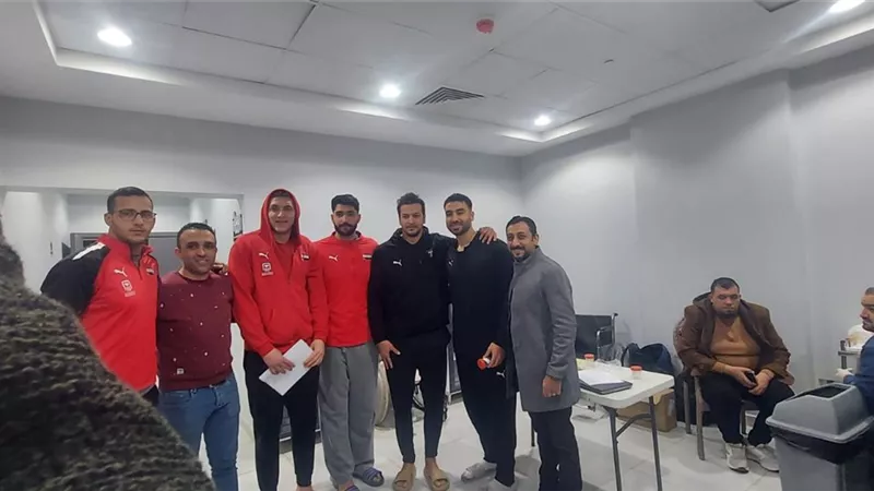 الكشف الطبي الكامل للاعبي منتخب اليد استعدادًا للسفر إلى إسبانيا|صور
