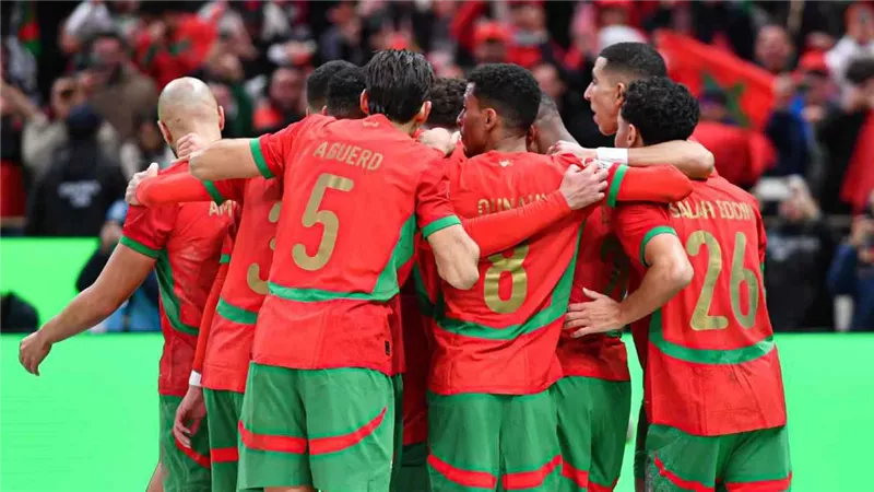 المغرب يتقدّم على زامبيا بثنائية نظيفة في الشوط الأول من كأس أمم أفريقيا 