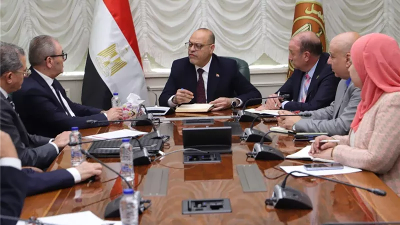 وزير العمل يلتقي وفدًا من مجلس إدارة غرفة صناعة الملابس والمفروشات