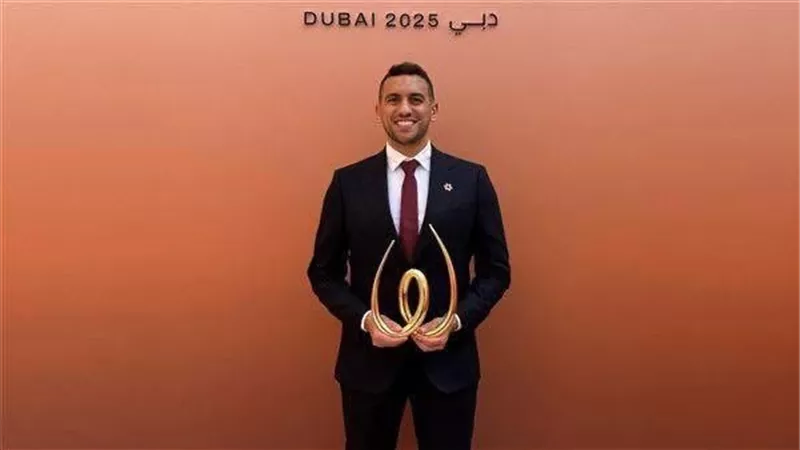 أحمد الجندي ينتزع جائزة أفضل رياضي عربي 2025.. تهنئة خاصة من وزير الرياضة