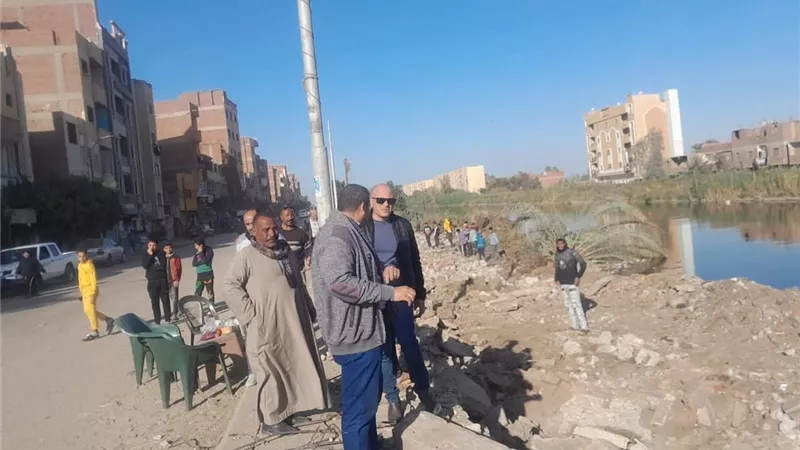 مركز ببا: متابعة المشروعات الاستثمارية لتطوير الطرق والحماية من التعديات