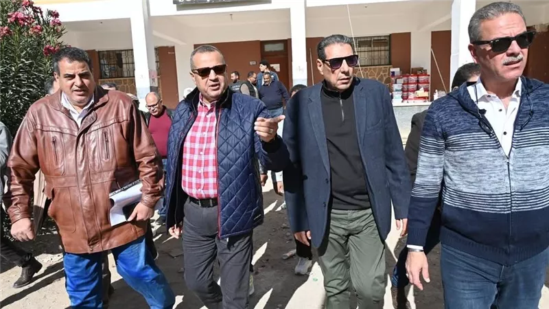 محافظ جنوب سيناء يتابع جاهزية مدرسة فيران الصناعية لاستقبال الطلاب