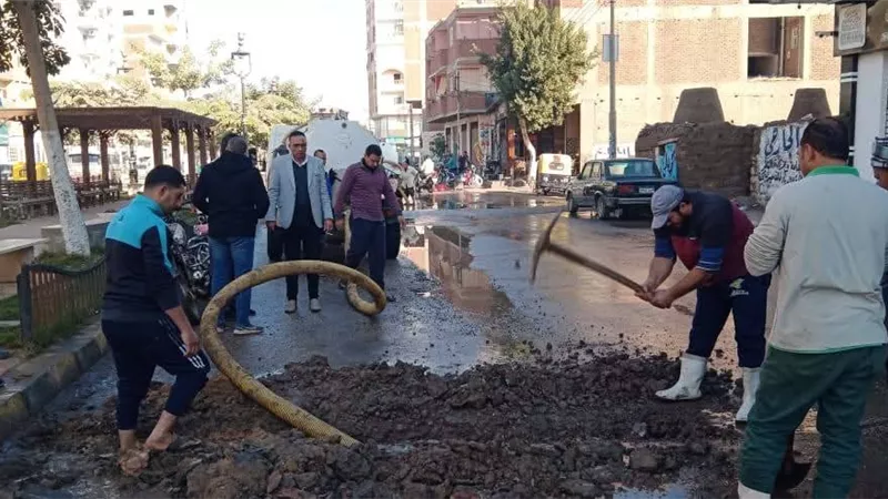 أجهزة محافظة المنوفية تنهي أزمة 