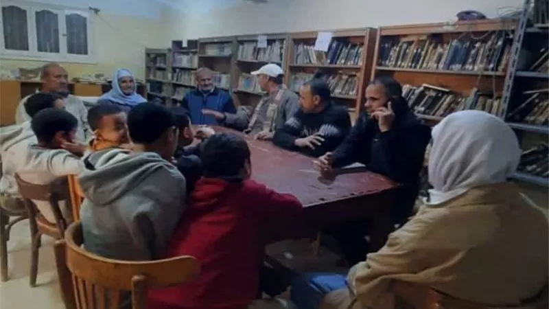  الفساد الإداري والهجرة غير الشرعية ندوة بمكتبة صندفا بمحافظة المنيا