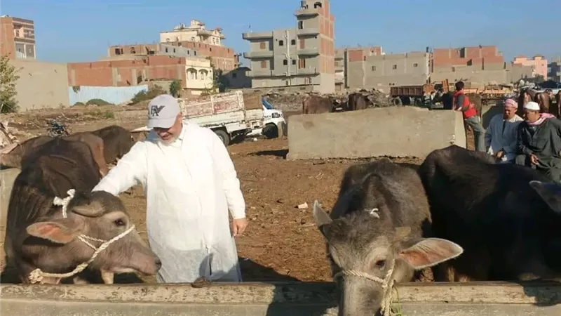 محافظ الدقهلية يعلن نجاح الحملة القومية لتحصين الماشية ضد الأمراض الوبائية