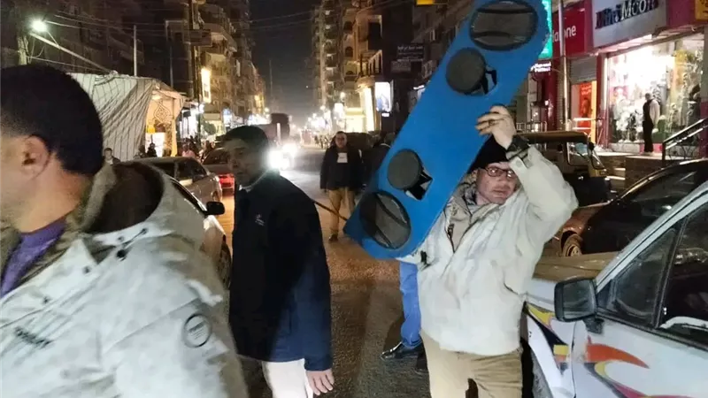  مصادرة 81 جهاز صوت خلال حملات مكثفة لمواجهة التلوث السمعي بالدقهلية