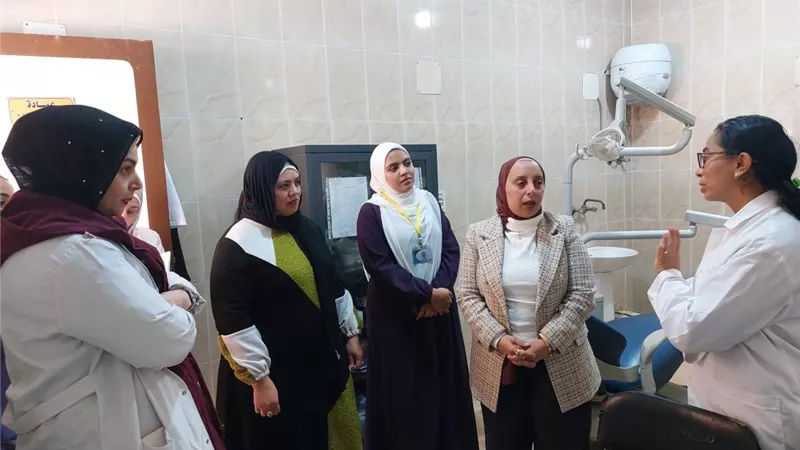 وكيل وزارة الصحة بالإسماعيلية تتفقد انتظام سير العمل بوحدة الكيلو 17