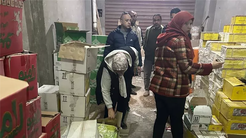 حملة تموينية بمحافظة المنوفية تضبط مبيدات زراعية مجهولة المصدر