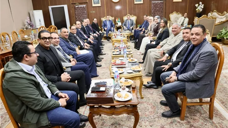 محافظ المنوفية يلتقي أعضاء مجلسي النواب والشيوخ الجدد