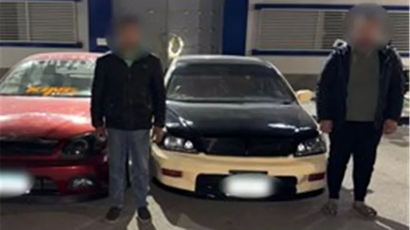 من حفل زفاف للتخشيبة.. استعراض بالسيارات ينتهي خلف الأسوار