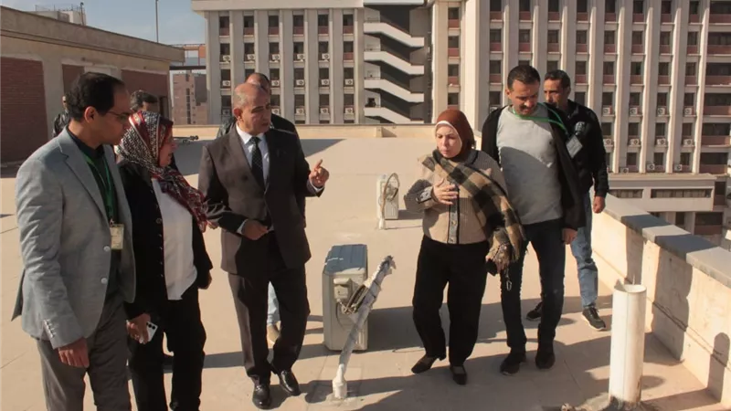 جامعة أسيوط تواصل جهود مواجهة التغيرات المناخية وتحقيق أعلى معدلات السلامة