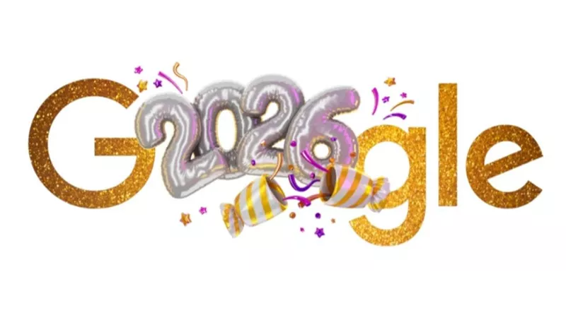 ألوان تضيء الشاشة..  جوجل يحتفل بالعام الجديد 2026 بهوية بصرية مبتكرة