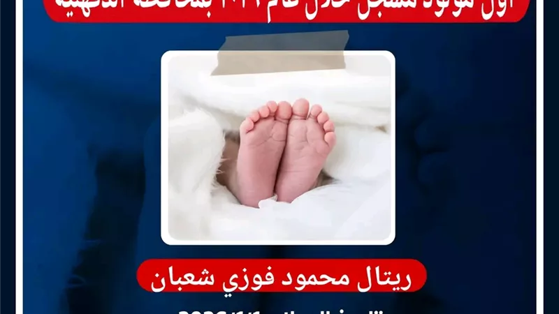 صحة الدقهلية توثق أول حالة ولادة في 2026