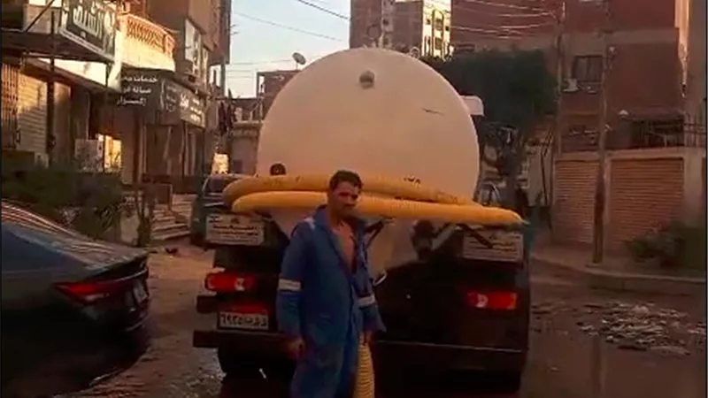 مياه القناة: انتهاء مشكلة انسدادات شبكة الصرف الصحي بأبوعطوة