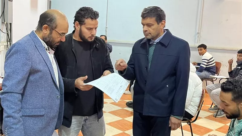 جامعة أسيوط التكنولوجية الدولية تشهد انطلاق ماراثون امتحانات الفصل الدراسي