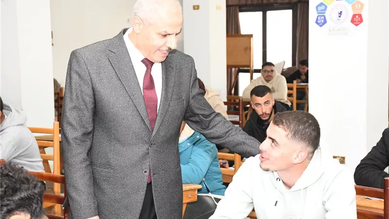 جامعة قناة السويس تتابع انضباط أعمال امتحانات المعهد الفني للتمريض