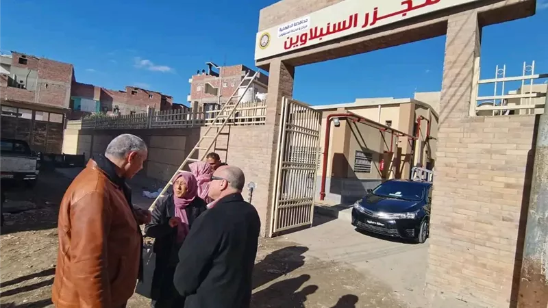 بدء التشغيل التجريبي لمجزر السنبلاوين نصف الآلي بالدقهلية