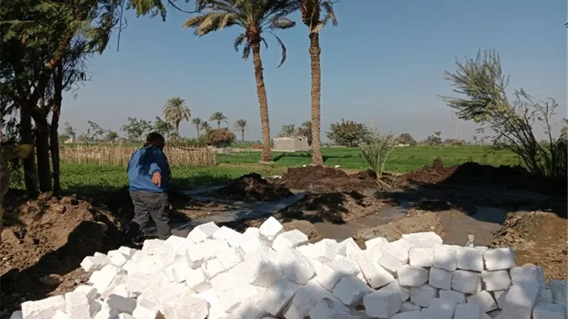 زراعة المنيا تتصدى لمخالفات البناء على الأراضى الزراعية