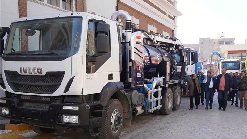 مياه الشرب بسوهاج تدفع بثلاث معدات جديدة بـ25 مليون جنيه لتجهيز مقر متطور