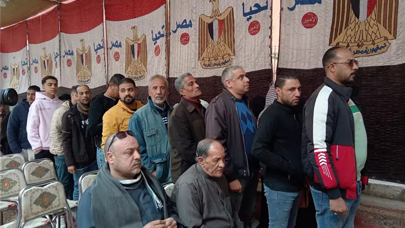 توافد كثيف للمواطنين على لجان جولة الإعادة لانتخابات مجلس النواب بأسيوط