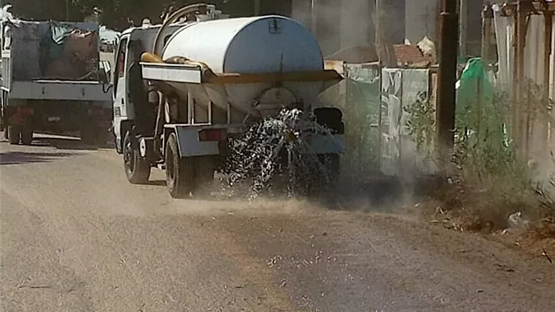 الوحدة المحلية بالواسطى تواصل تحسين الخدمات ورفع كفاءة النظافة