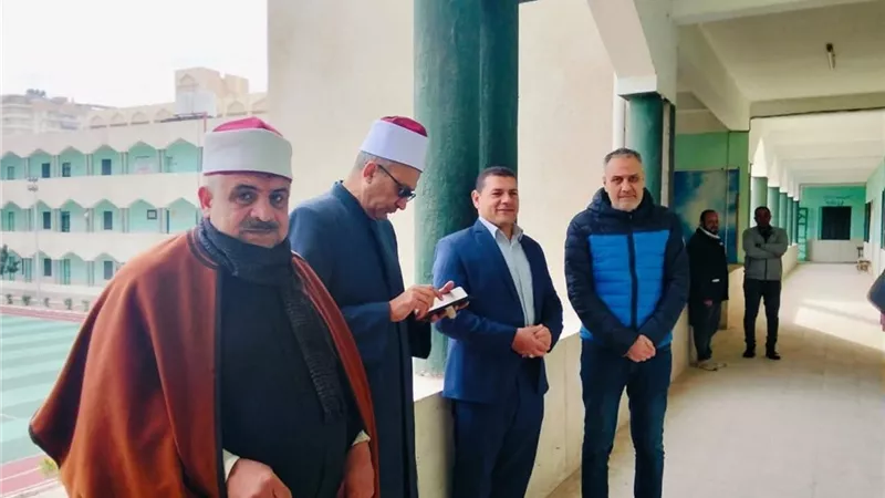 قيادات منطقة كفر الشيخ الأزهرية يتابعون ختام اختبارات منصة 