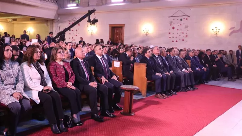 محافظ القاهرة يشهد احتفال الطائفة الإنجيلية بمناسبة عيد الميلاد المجيد