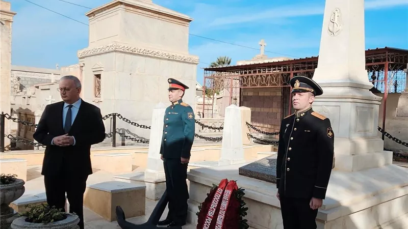 بحضور السفير الروسي.. إحياء ذكرى ضحايا البارجة «بيريسفيت» في بورسعيد