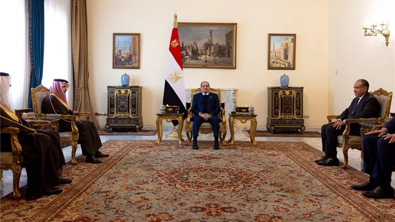 السيسي ووزير خارجية السعودية يبحثان القضايا الإقليمية المشتركة 