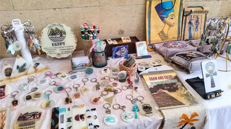 مسار العائلة المقدسة.. أيادي مصر الشرقية تشارك بمعرض الفسطاط السياحي|صور
