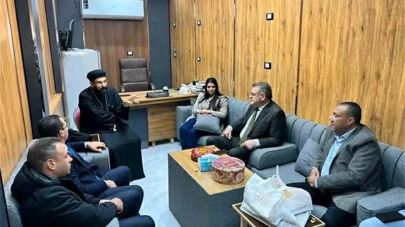 نواب مستقبل وطن بالإسماعيلية يهنئون أقباط التل الكبير بعيد الميلاد 