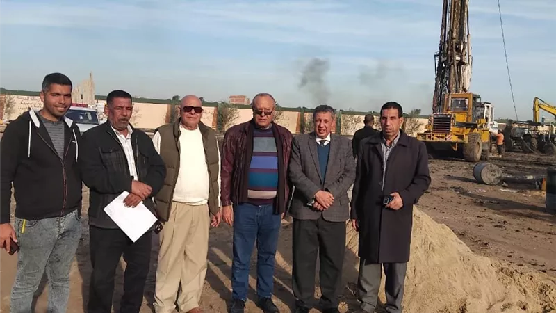 وكيل «تعليم البحيرة» يتفقد أعمال إنشاء المدرسة اليابانية في دمنهور