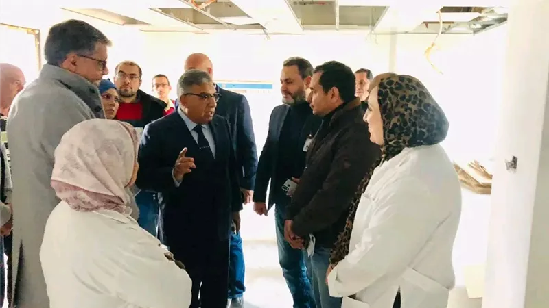 محافظ الدقهلية يتابع تطوير مستشفى التأمين الصحي بسندوب 