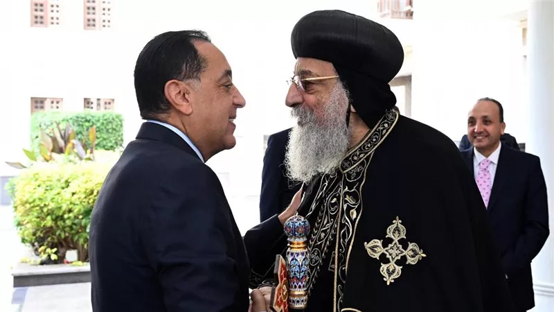 برقية خاصة.. رئيس الوزراء يهنئ البابا تواضروس الثاني بعيد الميلاد المجيد