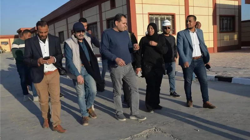 متابعة ميدانية لمسؤولي الإسكان والهيئة القومية لـ«حياة كريمة» بأرمنت