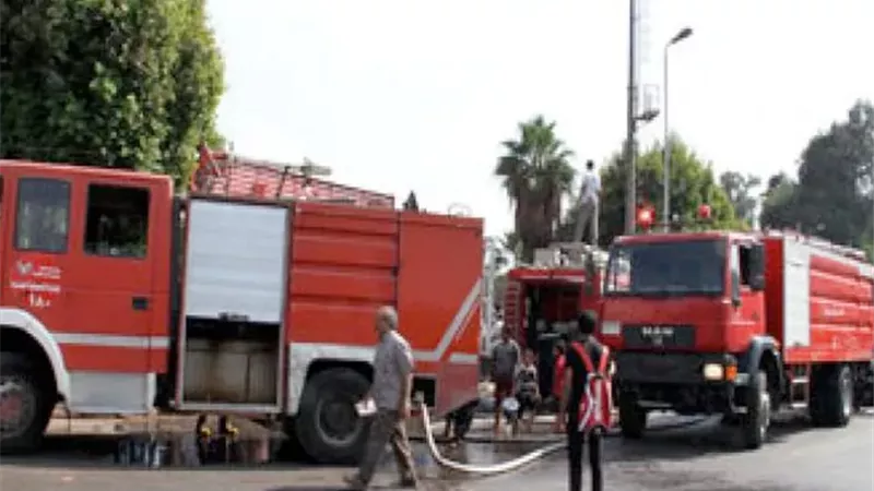 إخماد حريق اندلع داخل مطعم في أبوقرقاص بالمنيا
