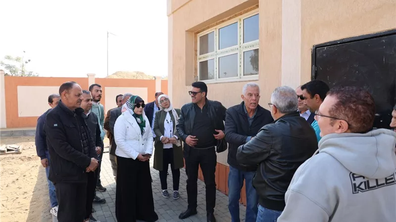 متابعة تنفيذية لمحطة مياه المنشأة الكبرى بكفر شكر لخدمة 225 ألف مواطن