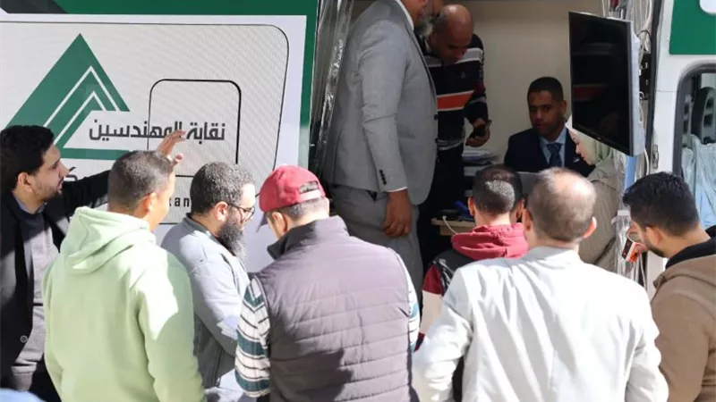 «المهندسين» تطلق أول وحدة خدمات نقابية متنقلة بالإسكندرية