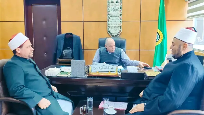 سكرتير عام محافظة الدقهلية يستقبل قيادات منطقة وعظ الدقهلية