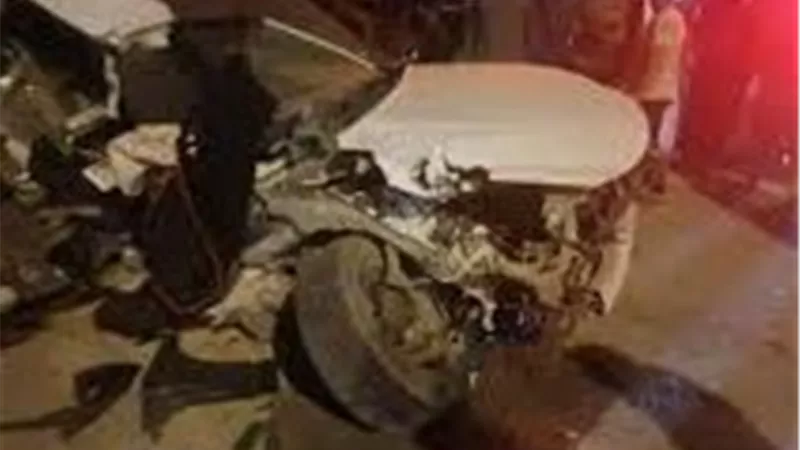 حالة من الحزن بين أهالي المنيا بعد مصرع 4 أشخاص في حادث موكب زفاف